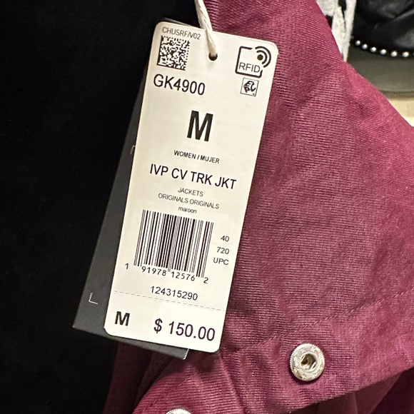 IVY PARK Burgundy Men's Military Jacket - Picture 2 of 4